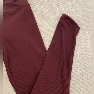 Athleta like new ribbed leggings